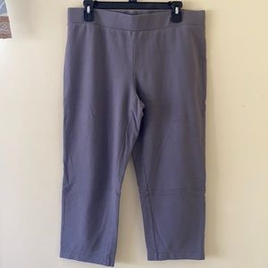 J Jill, Pure Jill slim leg crop, grey medium EUC